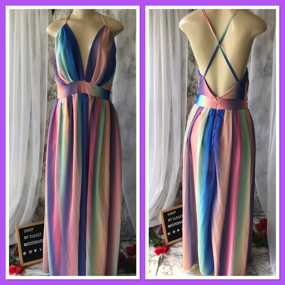 Colorful Maxi Dress - Picture 5 of 8